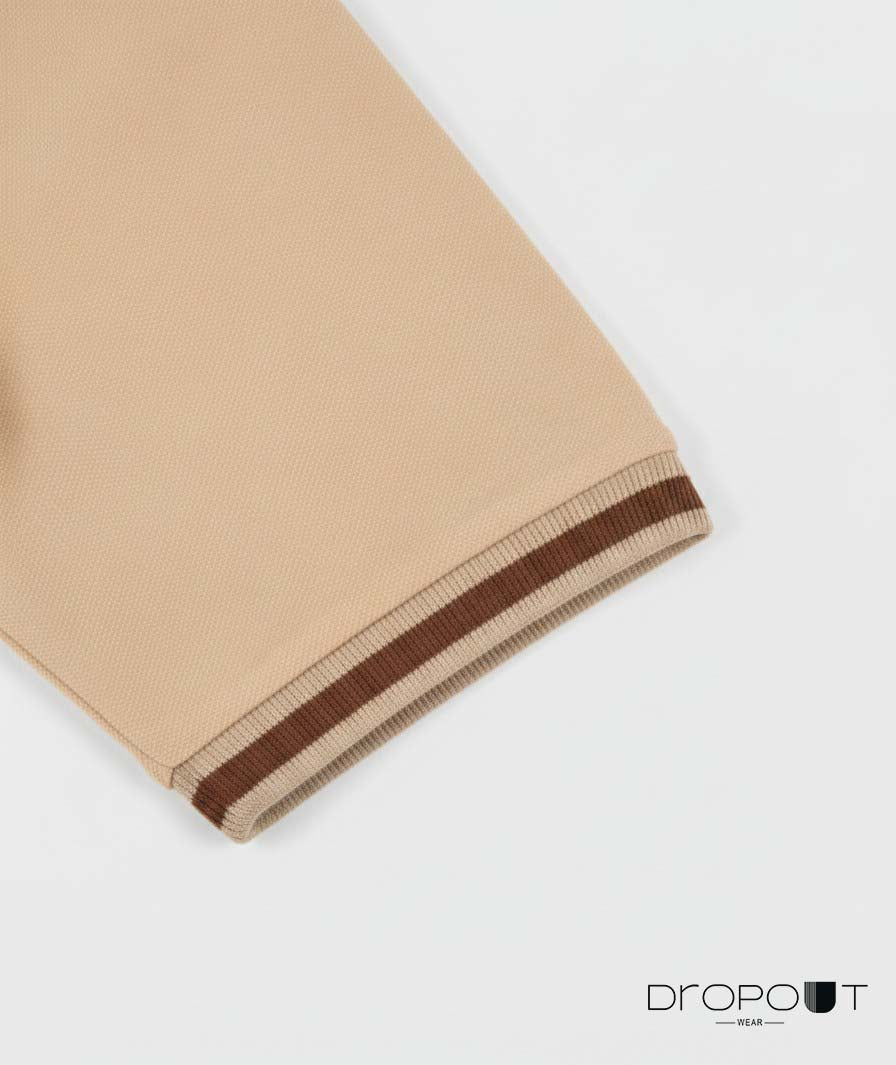 Beige Timeless drop-shoulder design – Dropoutwear street fashion