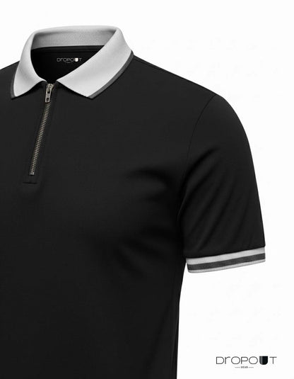 Classic collar polo tee – Dropoutwear men’s essential