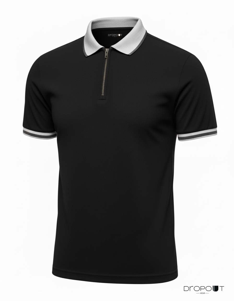 Dropoutwear signature polo – men’s street fashion staple
