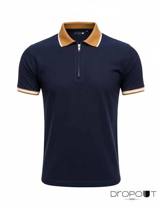 Breathable men’s polo shirt – everyday style by Dropoutwear